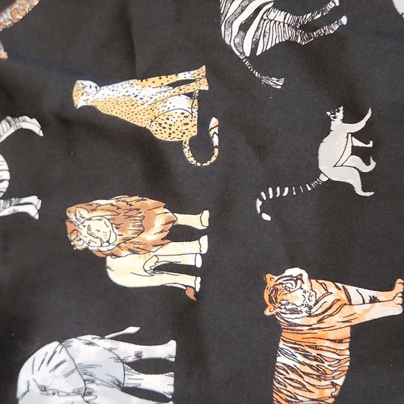 Banana Republic African Animals Pajama Pants - Dress Pants Size Small - Picture 9 of 9